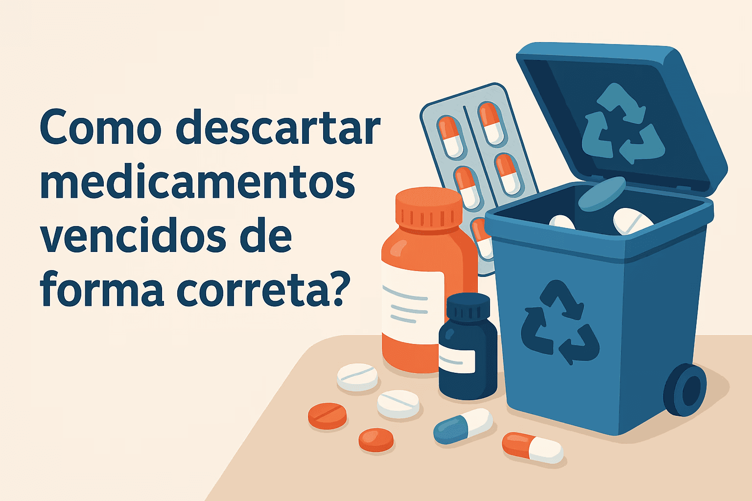 Como descartar medicamentos vencidos de forma correta?