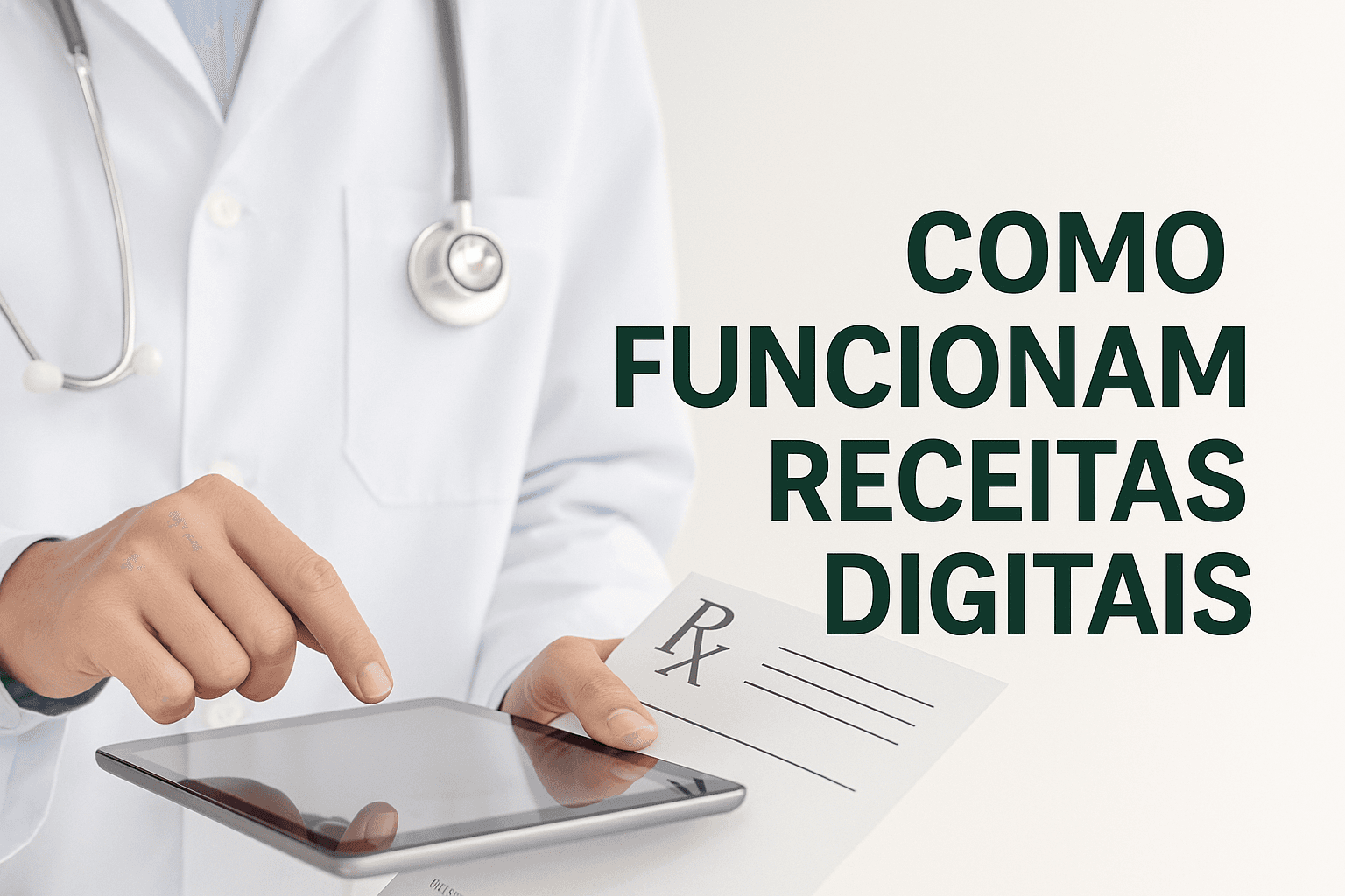 Como funcionam as receitas digitais e assinatura eletrônica de médicos?