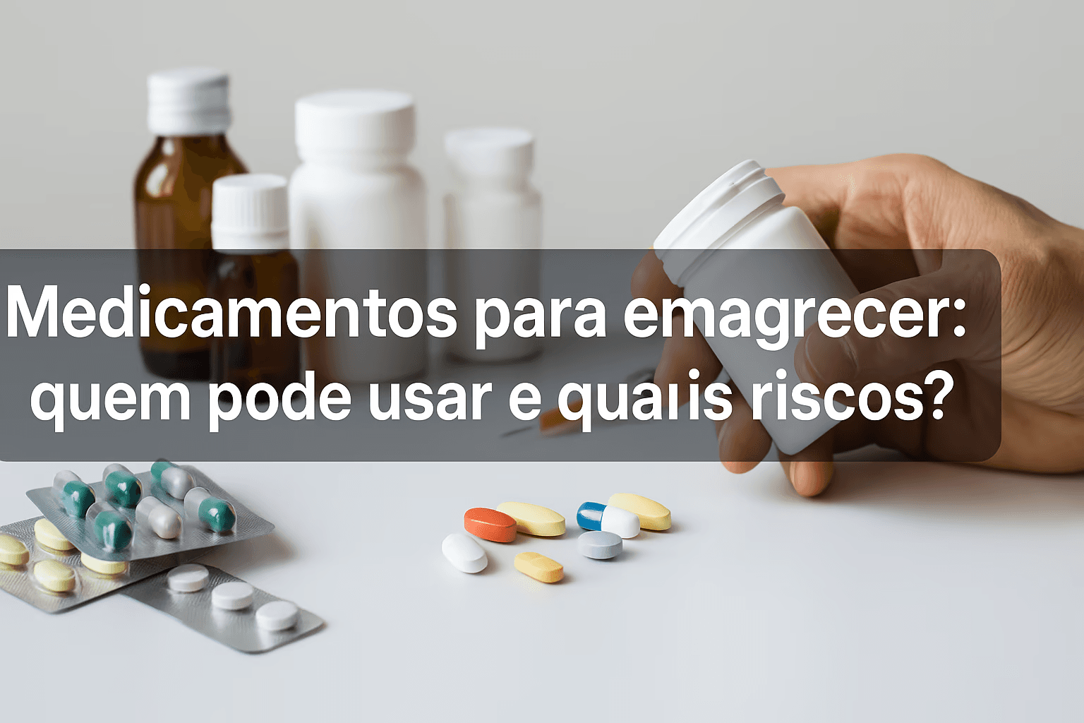 Medicamentos para emagrecer: quem pode usar e quais os riscos?