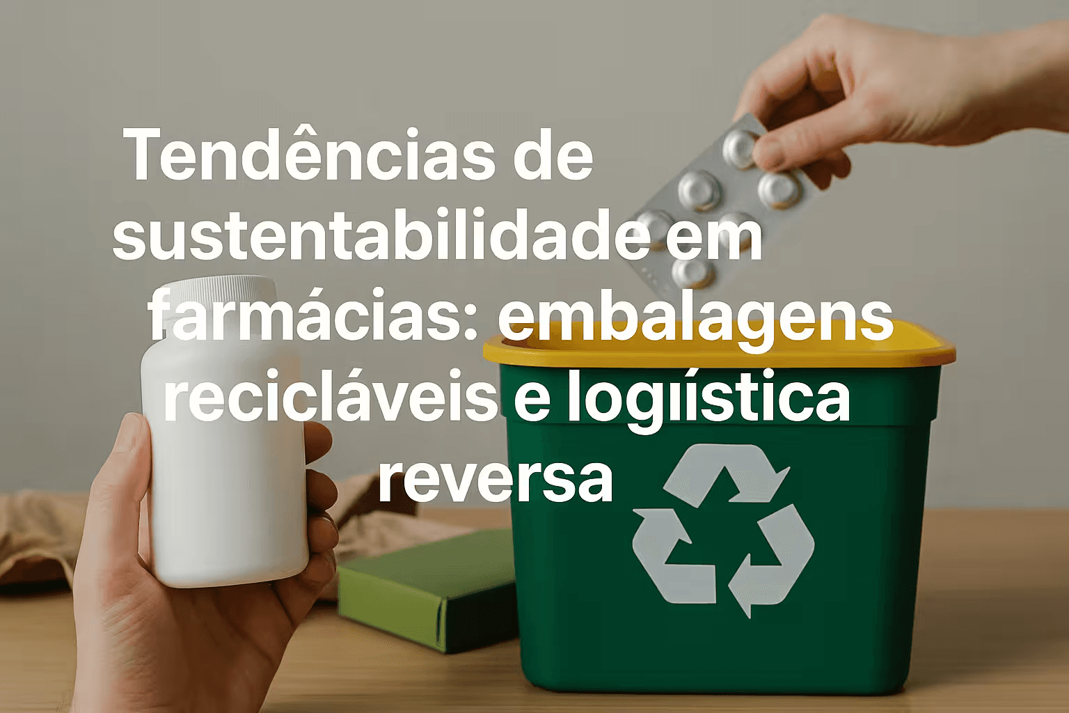 Tendências de Sustentabilidade em Farmácias: Embalagens Recicláveis e Logística Reversa